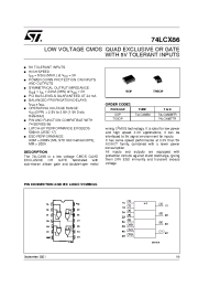 Datasheet 74LCX86MTR manufacturer STMicroelectronics