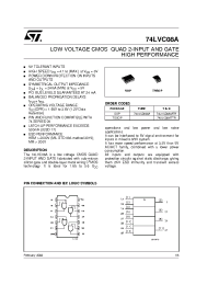 Datasheet 74LVC08AM manufacturer STMicroelectronics