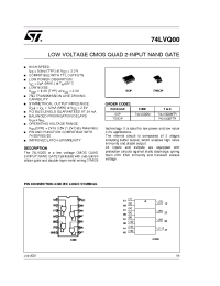 Datasheet 74LVQ00MTR manufacturer STMicroelectronics
