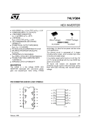 Datasheet 74LVQ04 manufacturer STMicroelectronics