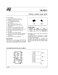 Datasheet 74LVQ11 manufacturer STMicroelectronics