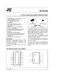 Datasheet 74LVQ138 manufacturer STMicroelectronics