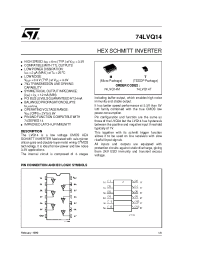 Datasheet 74LVQ14 manufacturer STMicroelectronics