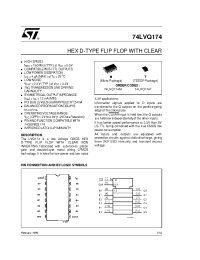 Datasheet 74LVQ174 manufacturer STMicroelectronics