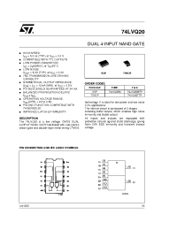 Datasheet 74LVQ20 manufacturer STMicroelectronics