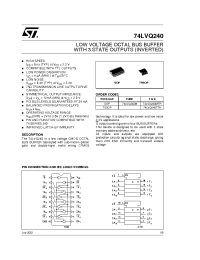 Datasheet 74LVQ240TTR manufacturer STMicroelectronics