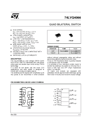 Datasheet 74LVQ4066MTR manufacturer STMicroelectronics