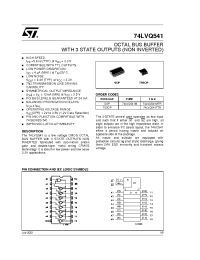 Datasheet 74LVQ541M manufacturer STMicroelectronics
