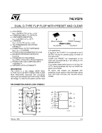 Datasheet 74LVQ74M manufacturer STMicroelectronics