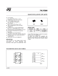 Datasheet 74LVQ86TTR manufacturer STMicroelectronics