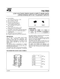 Datasheet 74LVX03 manufacturer STMicroelectronics