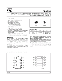 Datasheet 74LVX05M manufacturer STMicroelectronics