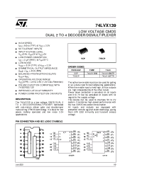 Datasheet 74LVX139M manufacturer STMicroelectronics