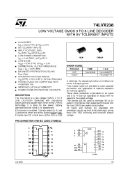 Datasheet 74LVX238MTR manufacturer STMicroelectronics