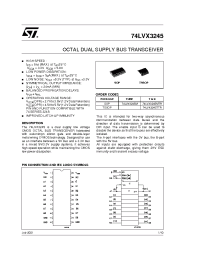 Datasheet 74LVX3245MTR manufacturer STMicroelectronics