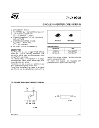 Datasheet 74LX1G05 manufacturer STMicroelectronics