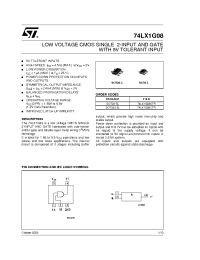 Datasheet 74LX1G08STR manufacturer STMicroelectronics