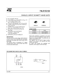 Datasheet 74LX1G132 manufacturer STMicroelectronics