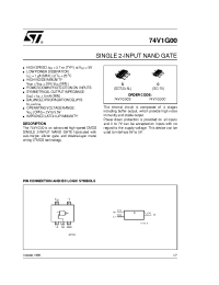 Datasheet 74V1G00 manufacturer STMicroelectronics