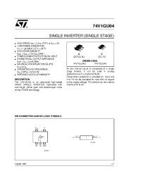 Datasheet 74V1GU04C manufacturer STMicroelectronics