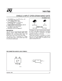 Datasheet 74V1T03 manufacturer STMicroelectronics