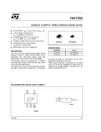 Datasheet 74V1T03STR manufacturer STMicroelectronics
