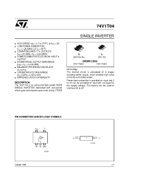 Datasheet 74V1T04C manufacturer STMicroelectronics