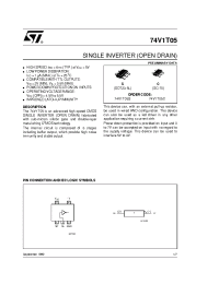 Datasheet 74V1T05C manufacturer STMicroelectronics