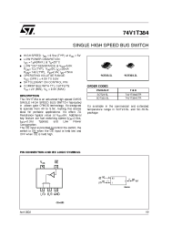 Datasheet 74V1T384STR manufacturer STMicroelectronics