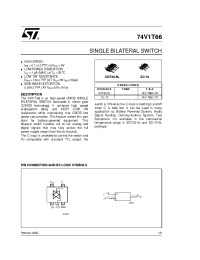 Datasheet 74V1T66S-TR manufacturer STMicroelectronics