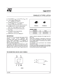Datasheet 74V1T77CTR manufacturer STMicroelectronics