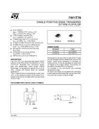 Datasheet 74V1T79 manufacturer STMicroelectronics