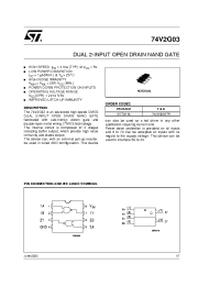 Datasheet 74V2G03 manufacturer STMicroelectronics