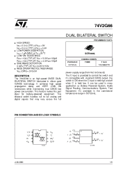 Datasheet 74V2G66 manufacturer STMicroelectronics