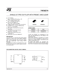 Datasheet 74V2G74CTR manufacturer STMicroelectronics
