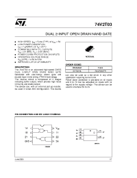 Datasheet 74V2T03 manufacturer STMicroelectronics