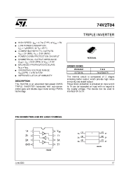 Datasheet 74V2T04 manufacturer STMicroelectronics