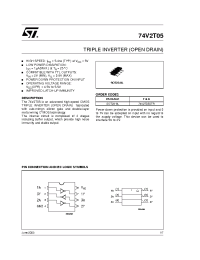 Datasheet 74V2T05STR manufacturer STMicroelectronics