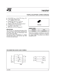 Datasheet 74V2T07 manufacturer STMicroelectronics