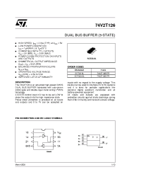 Datasheet 74V2T126CTR manufacturer STMicroelectronics