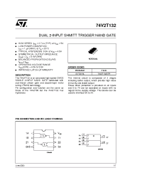 Datasheet 74V2T132STR manufacturer STMicroelectronics