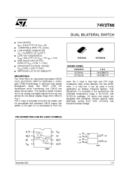 Datasheet 74V2T66CTR manufacturer STMicroelectronics