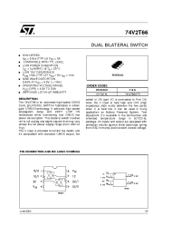 Datasheet 74V2T66STR manufacturer STMicroelectronics