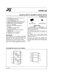 Datasheet 74VHC132 manufacturer STMicroelectronics