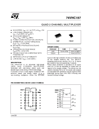 Datasheet 74VHC157MTR manufacturer STMicroelectronics