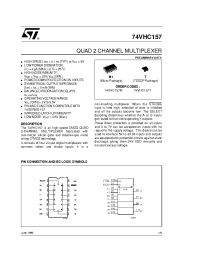 Datasheet 74VHC157T manufacturer STMicroelectronics