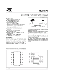 Datasheet 74VHC174M manufacturer STMicroelectronics
