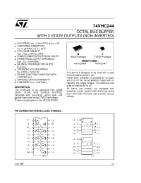 Datasheet 74VHC244T manufacturer STMicroelectronics