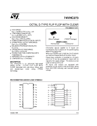 Datasheet 74VHC273 manufacturer STMicroelectronics