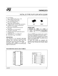 Datasheet 74VHC273TTR manufacturer STMicroelectronics